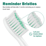 Replacement Toothbrush Heads for Philips Sonicare E-Series/Essence/Xtreme/Elite and Other Screw-on Models, 4 Pack, Dupont Bristles for Effective Cleaning