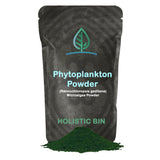Holistic Bin Marine Phytoplankton Powder Naturally Grown in Nordic Seawater | Vegan Omega 3 Supplement | Rich in Amino Acids, Chlorophyll, Vitamins, & Trace Minerals (50g)