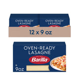 Barilla Oven-Ready Lasagne Pasta, 9 oz. Box (Pack of 12) - Made with Durum Wheat Semolina - Kosher Certified