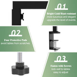 Putros Over The Table Rod Stand with Clamps Black 13"-42'' Tall 29"-98" Length Adjustable Metal Table Arch Hanging Rod Stand for Party Wedding Anniversary Christmas Decoration