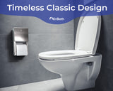 Commercial Toilet Paper Dispenser, 2 Roll Stainless Steel Toilet Paper Holder. Wall Mount, Locking Tissue Dispensers for Bathroom/Restroom
