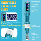 Home Use Microneedling Microneedle Skin Care Beauty Kit Tool for Face Hair Beard