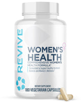 Revive MD Hormone Balance for Women - Hormone Support with Myo-Inositol, Chaste Berry, DIM, Vitamin C & E and Evening Primrose Oil - Women's Health Supplements for Hormonal Balancing - 180 Capsules