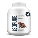Isopure Low Carb 100% Pure Whey Isolate Protein Powder, Lactose Free, Gluten Free, With Vitamins, Dutch Chocolate, 25g Protein Per Serving, 4.5 Lbs, 62 Servings (Packaging May Vary)