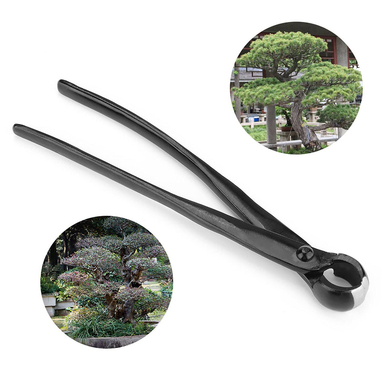Haosie Bonsai Concave Cutter Tools, 8.4in Gardening Scissors Shears Pruning