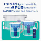 PUR Plus Water Filter Replacement for Pitchers & Dispensers, 6-Month Supply, 3 Count, Blue (PPF951K3)