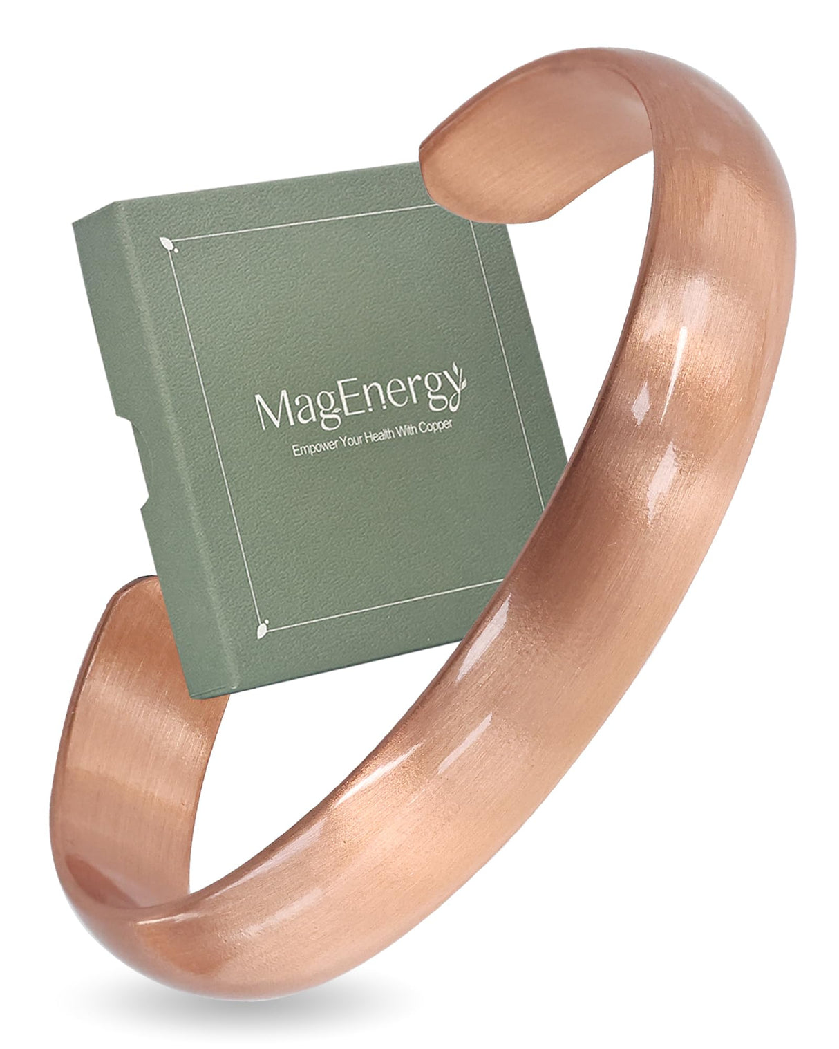 MagEnergy Copper Bracelet for Women Men-Tibetan Handmade-100% Pure Copper