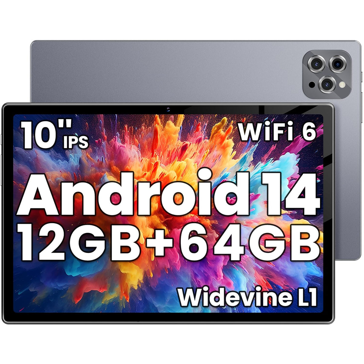 Tablet - 2025 Android Tablet - 10.2 inch Android 14 Tablets - Octa-Cor ...