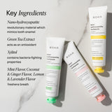 Boka Fluoride Free Toothpaste, Nano Hydroxyapatite Toothpaste, Appropriate for Sensitive Teeth - for Adult, Kids Oral Care - Ela Mint, Coco Ginger, Lemon Lavender Flavor, 4 Fl Oz 3Pk US Manufactured