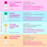 Drunk Elephant T.L.C. Framboos Glycolic Serum - 30 ml/1 fl oz - Exfoliating AHA Serum - Clean Clinical Skincare - Cruelty-Free - Dermatologist-Tested - Free of Essential Oils, Silicones, and Fragrance