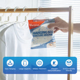 Vacplus Moisture Absorbers, Hanging Closet Dehumidifier Bags, Humidity Packs, Desiccant, Closet Dehumidifiers with Linen Fragrance, 10 Pack, 9.8 OZ