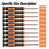Torx Screwdriver Set of T2-T15, TECKMAN 10-Piece Magnetic Small Torx Security Screwdrivers with T2 T3 T4 T5 T6 T7 T8 T9 T10 T15 Star Screwdriver Tool Kit for Xbox,PS3,PS4,Knife,Computer & Other Device