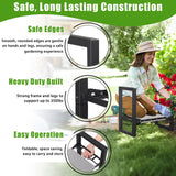 Garden Kneeler and Seat, 12.7" Wide Folding Heavy Duty Gardening Bench with Handles for Kneeling and Seat, Multifunctional Kneeler Stool for Women Seniors,Relieve Knee Back Pain,Gardening Tools Gifts