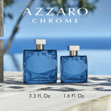 Azzaro Chrome Parfum for Men - Citrus Fougère Fragrance with Bergamot Notes, Fresh Aromatic Scent, Intense and Lasting