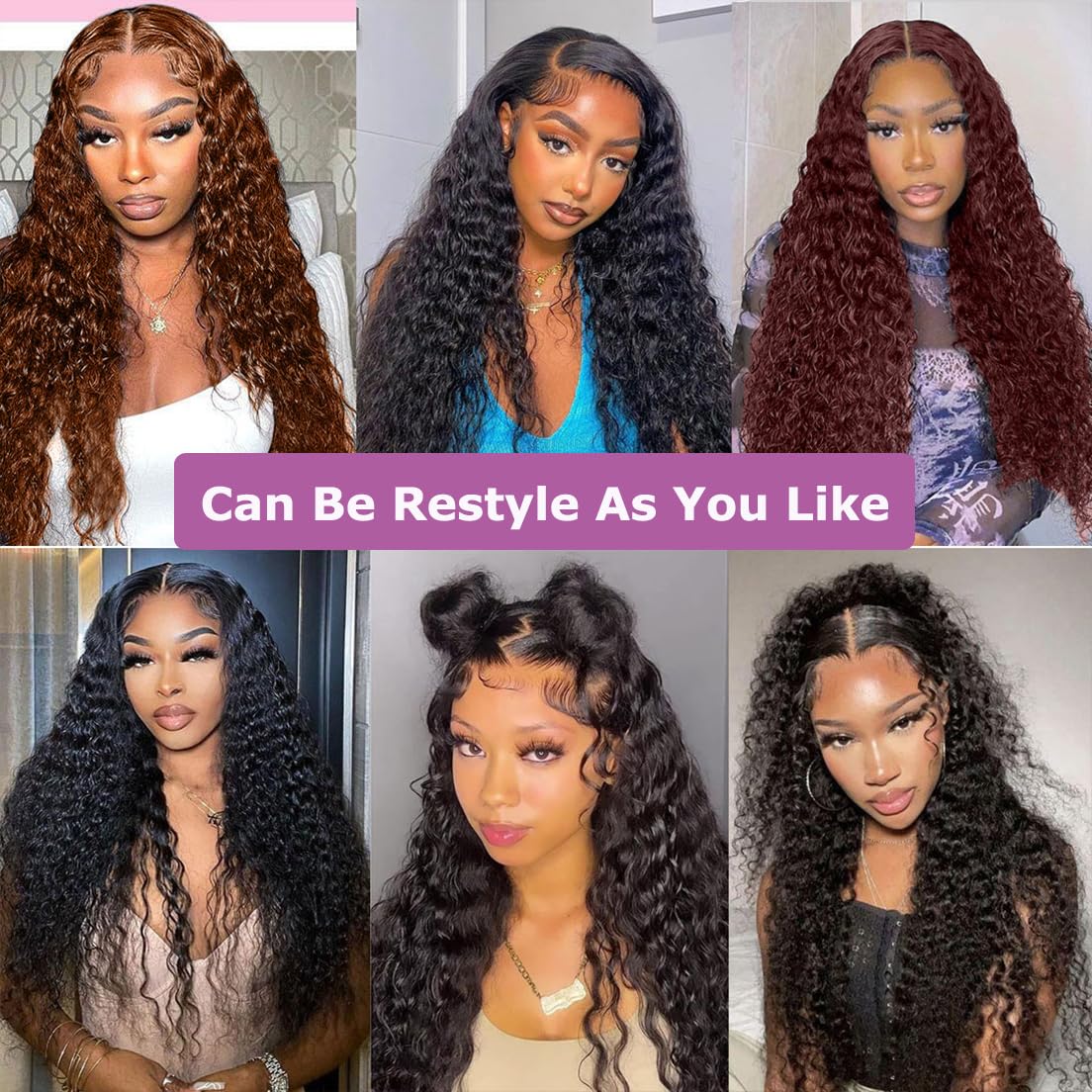 200 density 13x6 deep wave lace front wigs human hair HD Lace Curly Wigs for Black Women Pre Plucked with Baby Hair 13x6 HD Frontal Human Hair Lace Front Wigs for Women (13x6 Deep Wig, 30 Inch)