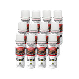 Rust-Oleum 203030-12PK Industrial Choice Inverted Solvent-Based Marking Spray Paint, 17 Oz, White, 12 Pack