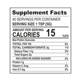Organic Bee Pollen - USDA & EU Organic Certified, Halal, ISO 22000 & GMP | 100% Pure Superfood for Immune Support, Rich in Vitamins & Minerals | Non-GMO, Additive-Free | 200g (7.05 oz)