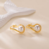 SREEOWER 14K Gold Earrings for Women Gold Hoop Earrings
