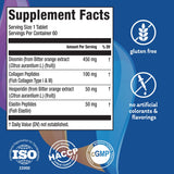 Elements Supreme Veins, 60 Tablets (30 Day Supply), Advanced Vascular Support Supplement, Supports Healthy Circulation and Elasticity in Leg Veins, Gluten Free