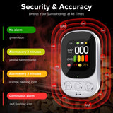 ByAnciel 4-in-1 Carbon Monoxide & Natural Gas Detector with Alarm, HD Display, Battery Backup | Plug-in Wall Monitor for CO, Gas, Temperature, and Humidity in Home, RV, Apartment Use