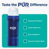 PUR Plus Water Filter Replacement for Pitchers & Dispensers, 6-Month Supply, 3 Count, Blue (PPF951K3)
