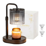 Candeldo Candle Warmer Lamp with Timer: Black Wax Melt Warmer