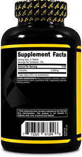 Primaforce L-Citrulline 2500mg, 240 Tablets, 120 Servings