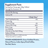 Equip Foods Prime Protein Powder | Clean, Grass Fed Beef Protein Isolate | Carnivore Protein Powder | Paleo, Keto Friendly | Gluten, Dairy Free | Helps Build & Repair Tissue | 30 Servings, Iced Coffee
