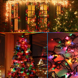 Watereem 3 Pack Multicolor Christmas String Lights, 100 Count Each, Incandescent Mini Christmas Lights, Connectable Xmas Tree Light for Indoor Outdoor Garland Birthday Holiday Wedding Festival Party