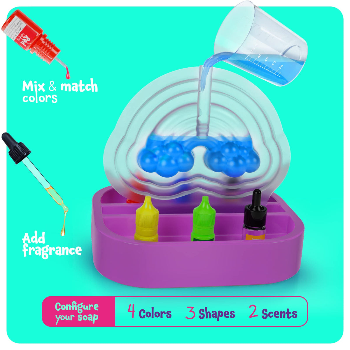Unicorn Soap Making Kit for Kids - Girls Crafts DIY Project Age 6+ Years