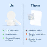 BLUELAND Laundry Detergent Tablets, 36 Count, Unscented Plastic-Free Eco-Friendly Pods, Sheets, Liquid Alternative - Natural, Gentle, Non Toxic