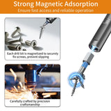 2026 New Tools 24 in 1 Magnetic Ratchet Screwdriver Set, Multi Bit DIY Magnetic Screwdriver Set with Detachable Ratchet Handle, Portable Precision Repair Tool Kit for Furniture, Electronics, Bicycle