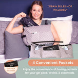 MOYOAMA Post Mastectomy Pillow - Mastectomy Pillows Post Op, Breast Pillow for Breast Surgery Recovery Supplies and Lumpectomy Recovery Supplies, After Mastectomy Must Haves, Breast Reduction Pillow