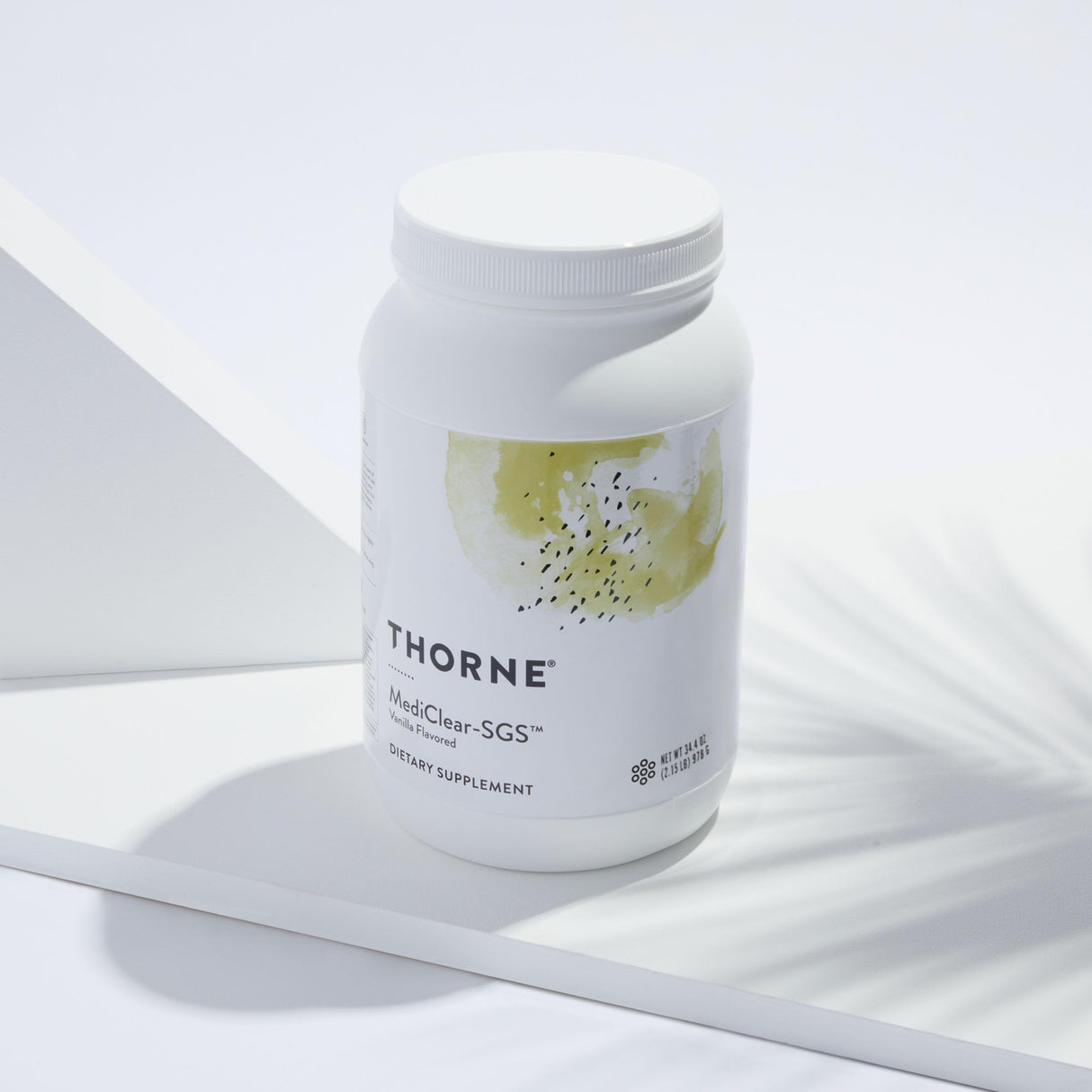 THORNE - MediClear-SGS - Foundational Support, Eliminate Environmental and Dietary Toxins* - Rice and Pea Protein-Based Drink Powder with a Complete Multivitamin-Mineral Profile - Vanilla - 34.4 Oz