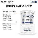 Athena Pro Hydroponic Nutrients Kit 3-Part NPK Fertilizer 2lb in 1 Gal Jugs