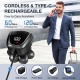 Head Shaver 7D, Wyklaus Head Shavers for Bald Men, Head Electric Razor with Nose Hair Trimmer, Waterproof Wet Dry Mens Grooming Kit, Anti-Pinch (Black)