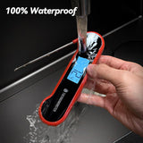 0.5 Sec Instant Read Meat Thermometer Digital for Cooking, Red