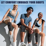 Zuscot 2 Pcs Hamstring & Thigh Compression Wraps, Adjustable Thigh Compression Braces, Quad & Thigh Support for Men and Women, Versatile Compression Bandages for Thigh, Knee, Calf, Arm