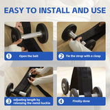 QCBF Exercise Hip Thrust Belt - Easy to Use With Dumbbells, Kettlebells, or Plates, Slip-Resistant Padding that Protects Your Hips For the Gym, Home Workouts