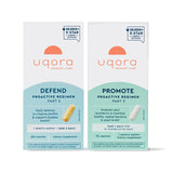 Uqora Defend & Promote - Urinary & Vaginal Health Supplement Bundle for Daily Support - Supports Vaginal Health, Bladder Wall Integrity & Cleanses Biofilm* - Easy to Consume - One-Month Supply