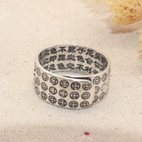 HETICA Feng Shui Pixiu Mantra Amulet Lucky Adjustable Ring