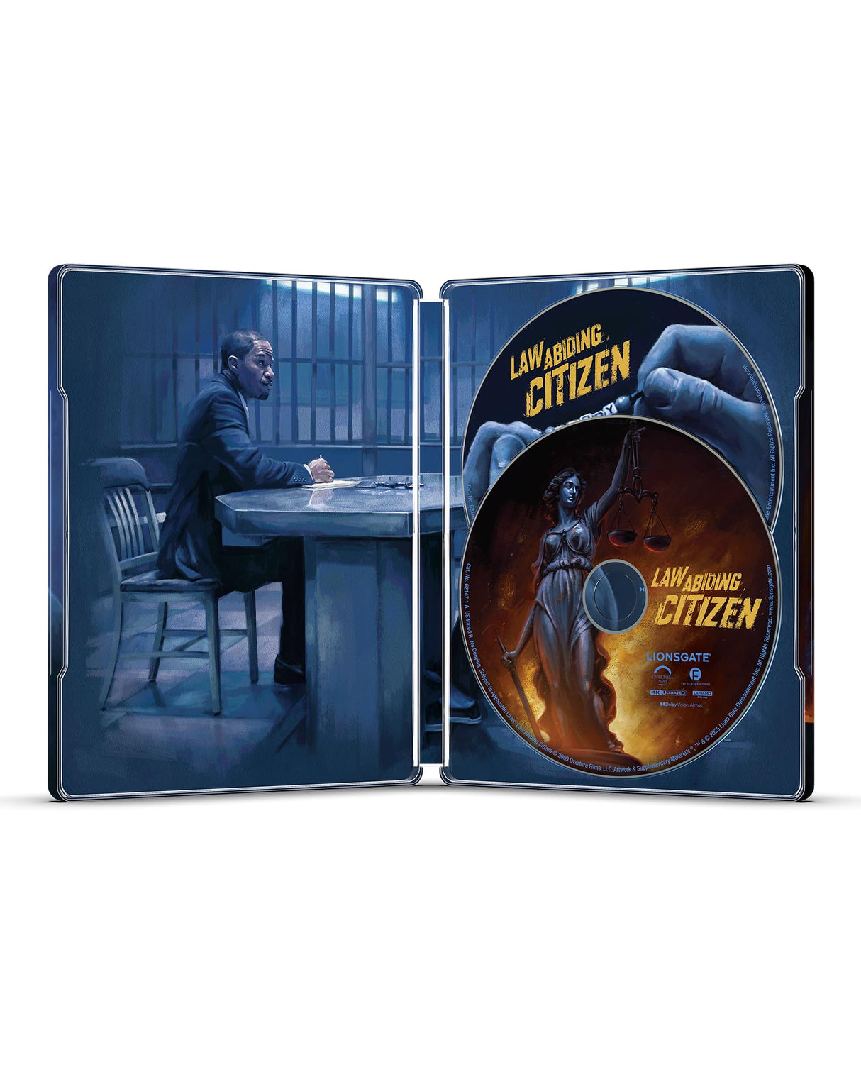 Law Abiding Citizen 4K + Bluray + Digital Amazon Exclusive Steelbook [Blu-ray]