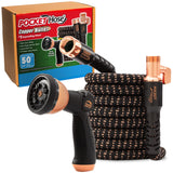 Pocket Hose Copper Bullet 50 FT Expandable Garden Hose, 10-Pattern Nozzle