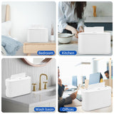 Countertop Paper Towel Holder Dispenser,Commercial Paper Towel Dispenser,Multifold Trifold Z-Fold Paper Towel Holder,Napkin Holder Dispenser,Hand Towel Dispenser for Home Kitchen Restaurant (White, M)