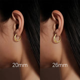 vuiikhir 14K Gold Earrings for Women 14K Gold Hoop Earrings for Women