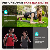 BAGAIL Weighted Vest, 5lbs/10lbs/12lbs/15lbs/20lbs/25lbs/30lbs Weight Vest with Detachable Phone Pouch, Rucking Vest for Women, Men, Walking, Weight Loss, Training, Running