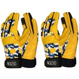 2 Pair Cowhide Leather Thorn Proof & Puncture Resistant Gardening Gloves for Women and Men, Touchscreen Compatible Working Gloves for Weeding, Digging, Planting, Gardening Gifts for Women (Medium)