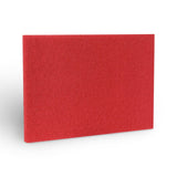 Americo Red Buffer Floor Pad, for Light Cleaning and Buffing, 14"x20", 5 Pads/Case, Made of 100% Recycled Content, USA Made