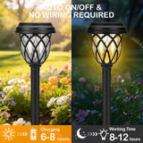 ruhotili Solar Outdoor Lights, Outdoor Waterproof IP65, Bright Powered by Solar Garden Lights for Patio, Yard, Driveway Decoration (8 Pack