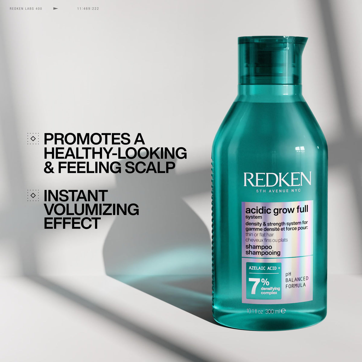 Redken Acidic Grow Full Densifying Shampoo – For Thicker-Looking Hair